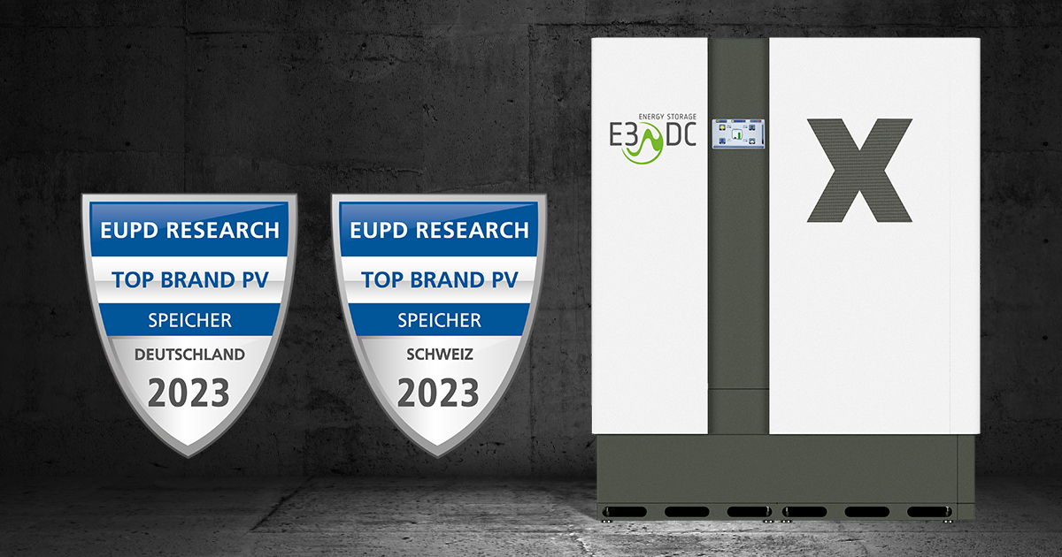 Herausragende Systemtechnik: E3/DC erhält vier TOP BRAND PV© AWARDS